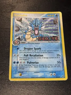 Gyarados 8/107 Stamped Pokemon EX Deoxys 2005 Vintage Reverse Holo HP/MP - Image 1