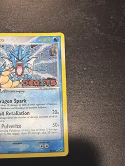 Gyarados 8/107 Stamped Pokemon EX Deoxys 2005 Vintage Reverse Holo HP/MP - Image 2