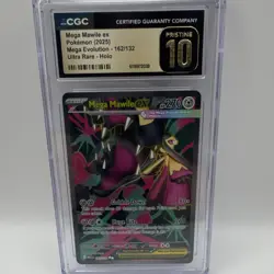 Pokemon Mega Mawile ex Ultra Rare Holo CGC Pristine 10 Me01 162/132 - Image 1