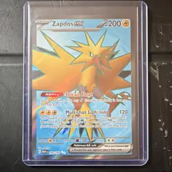Pokemon Zapdos ex 192/165 Sv: Scarlet & Violet 151 Ultra Rare Holo Basic 200 HP - Image 1