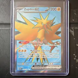 Pokemon Zapdos ex 192/165 Sv: Scarlet & Violet 151 Ultra Rare Holo Basic 200 HP - Image 2
