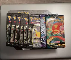 Pokemon TCG Celebrations 25th Anniversary Booster Packs + Extras (8 COUNT TOTAL) - Image 1