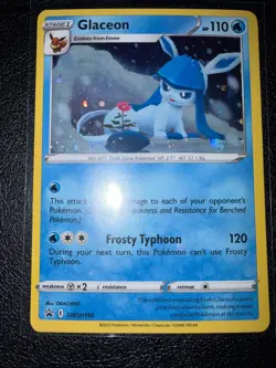 GLACEON SWSH192 HOLO P SWORD & SHIELD PROMO POKEMON LP - Image 1