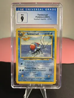 LOW POP! Tentacruel 10/18 Pokemon Southern Islands Promo Series CGC 9 MINT - Image 2