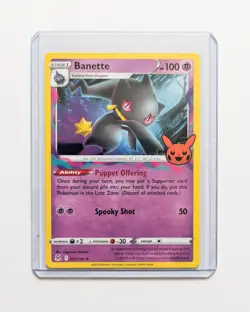 Banette 073/196 Rare Pokemon Trick or Trade 2023 Halloween Stamp Pokemon TCG - Image 1