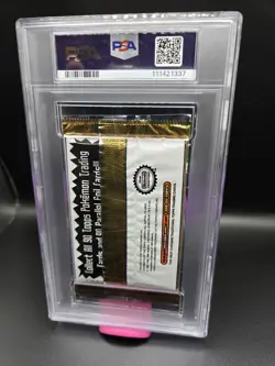 PSA 9 1999 TOPPS POKEMON TV ANIMATION SEALED FOIL PACK SERIES 1 BLUE LOGO - Image 5