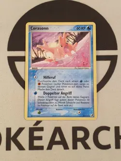 Pokemon Karte Corasonn 37/115 Ex Verborgene Machte Set Deutsch 2005 Pokemon - Image 1