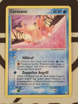 Pokemon Karte Corasonn 37/115 Ex Verborgene Machte Set Deutsch 2005 Pokemon - Image 2