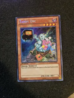 1x Yu-Gi-Oh! Tardy Orc - GAOV-EN085 - Secret Rare - 1st Edition - Image 1
