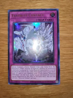 Favorite Contact Ultra Rare 1st Edition POTE-EN069 English Yu-Gi-Oh! TCG - Image 1