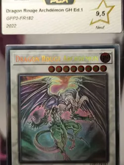Yu-Gi-Oh! Dragon Rouge Archdemon : GH GFP2-FR182 9.5 PCA - Image 3