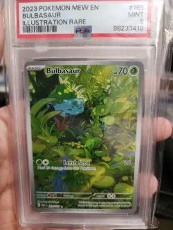 Pokemon 151 Bulbasaur 166/165 PSA 9. Plus A Bonus Card : ) - Image 3
