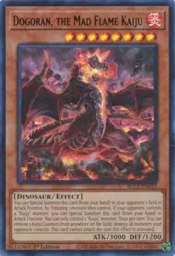Dogoran, the Mad Flame Kaiju - BLC1-EN033 - GOLD Ultra Rare - Yugioh - Image 1
