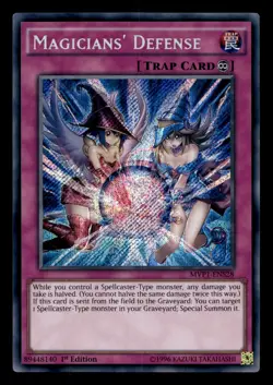 Magicians' Defense MVP1-ENS28 The Dark Side of Dimensions Yu-Gi-Oh NM - Image 1