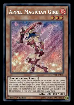 Apple Magician Girl MVP1-ENS15 SCR The Dark Side of Dimensions Yu-Gi-Oh NM - Image 1
