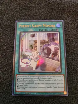 Purrely Sleepy Memory - MP24-EN198 - Ultra Rare YuGiOh - Image 1