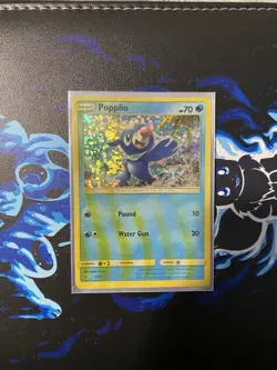 Pokemon TCG Confetti Holo Popplio McDonald's Promo Card 4/12 Series - ERROR Card - Image 1