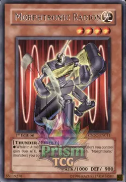 1st ed Morphtronic Radion rare CSOC-EN011 Yugioh - Image 1