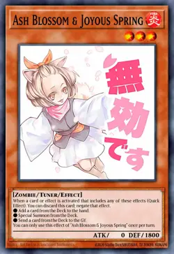 Yugioh RA05-EN091 - Ash Blossom & Joyous Spring - Ultra Rare - Image 1
