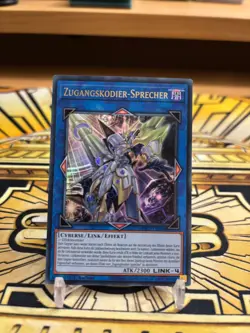 Yugioh Zugangskodier-Sprecher RA02-DE044 Ultra Rare - Image 1