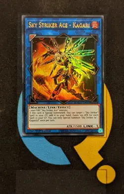 MAMA-EN005 Sky Striker Ace - Kagari Ultra Rare 1st Edition YuGiOh Card - Image 1