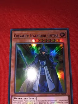 CHEVALIER LEGENDAIRE CRITIAS DLCS-FR002 1ST VIOLET ULTRA RARE CARTE YU-GI-OH! FR - Image 3