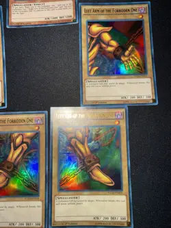 Exodia The Forbidden One Set Ultra Rare 1st Ed YGLD Left Right Arm Leg MP YuGiOh - Image 3