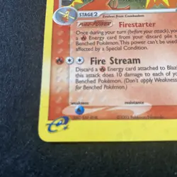 Blaziken 3/109 EX Ruby & Sapphire Rare Holo Pokemon Card - Image 4