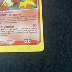 Blaziken 3/109 EX Ruby & Sapphire Rare Holo Pokemon Card - Image 5