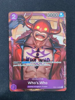 Who's.Who (OP1-109 UC) FOIL Alternate Art - One Piece Romance Dawn - Image 1