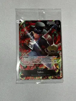 Sealed One Piece Second Anniversary Tournament Winner Leader Pack Ace Sabo Luffy - Image 1