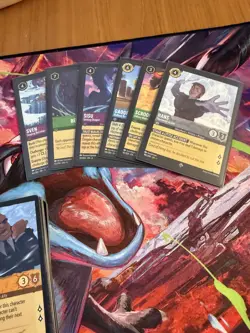 Disney Lorcana Bulk Lot 300+ Cards, 270C/U, 34R, 6SR, 15+ foil, 2 sleeve packs - Image 3