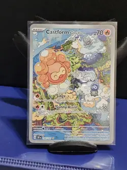 Castform Sunny Form - 195/191 - Illustration Rare Surging Sparks - Pokemon Card - Image 1