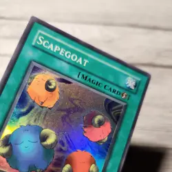 Yugioh - Scapegoat - SDJ-041 Super Rare - MP Yugioh! Vintage Vtg Card Holo - Image 2