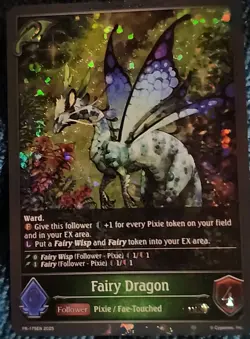 Shadowverse Evolve Fairy Dragon Foil Promo Card NM English - Image 1