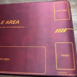Zeon Style Playmat for Gundam Card Game - Fan Made Red Battle Area Mat - Image 2