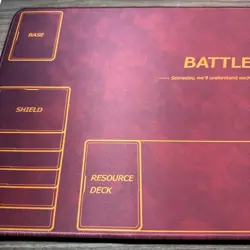 Zeon Style Playmat for Gundam Card Game - Fan Made Red Battle Area Mat - Image 5