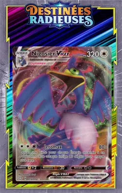 L320 - Nigosier VMAX - EB04.5:Destinees Radieuses - 055/072 - Carte Pokemon FR - Image 1