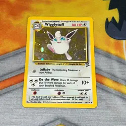 Wigglytuff ~ 19/130 ~ Holo ~ BASE SET 2 ~ HEAVY PLAY ~ Pokemon Card - Image 1