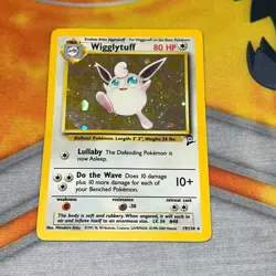 Wigglytuff ~ 19/130 ~ Holo ~ BASE SET 2 ~ HEAVY PLAY ~ Pokemon Card - Image 3