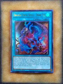 Yugioh Original Sinful Spoils - Snake-Eye AGOV-EN057 Ultra Rare 1st Ed NM - Image 1
