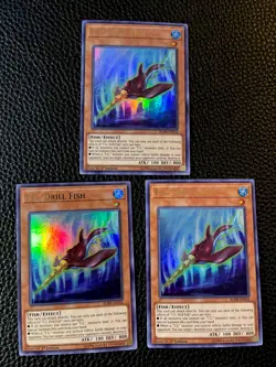 T.G. Drill Fish (X3) BLHR-EN024 Yugioh 1st Edition (New) Ultra Rare - Image 1