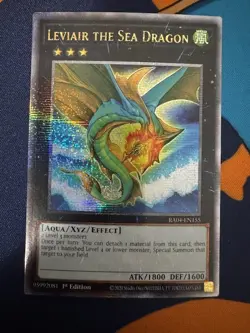 Leviair the Sea Dragon RA04-EN155 Quarter Century Secret Rare NM-M 1st Edition - Image 1