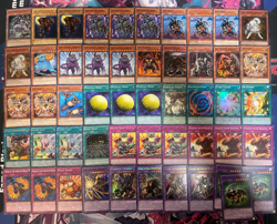 YUGIOH - CHIMERA BEAST FUSION DECK - THE ILLUSION, FLYING MYTHICAL, RYKO, KING ~ - Image 1