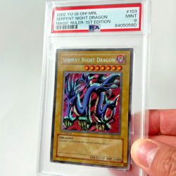 Yu-Gi-Oh! "Serpent Night Dragon" 1st Edition MRL-103 MINT PSA 9 (POP 193) - Image 2