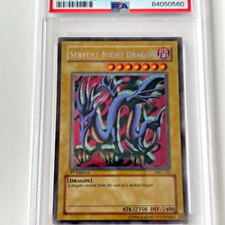 Yu-Gi-Oh! "Serpent Night Dragon" 1st Edition MRL-103 MINT PSA 9 (POP 193) - Image 4