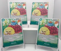 Pekoms Playset - OP08-029 x4 - Two Legends - One Piece TCG - English NM - Image 1