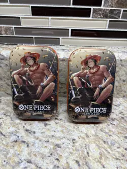 One Piece Tin Pack Set Vol 2 Factory Sealed 2 TIN LOT IN HAND Ready To Ship New - Image 1