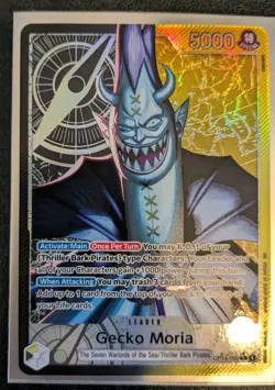 One Piece TCG Azure Sea's Seven Gecko Moria OP14-080 Alternate Art - Image 1