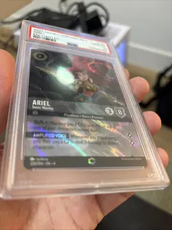 Disney Lorcana Ariel Sonic Warrior 220/204 Graded 10 PSA - Image 4